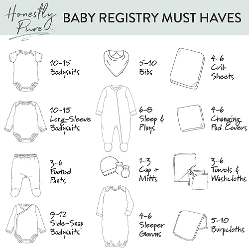Multipack Organic Cotton Baby Gift Sets for Newborn Infant Boys Girls O678260