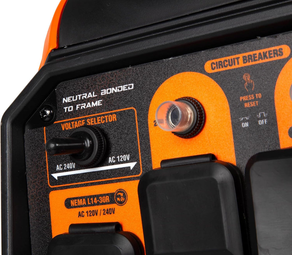 5000-Watt Dual Fuel Portable Inverter Generator with EV Charging Ports F2626