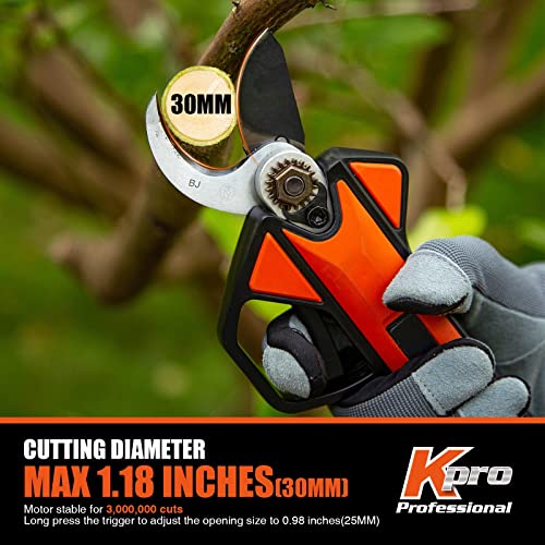 Cordless Electric Pruning Shear, 30mm Cutting Diameter, Brushless Motor F9221