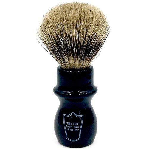 Shaving Brush with Stand – Pure Badger Bristles – Extra Dense and Firm W50432