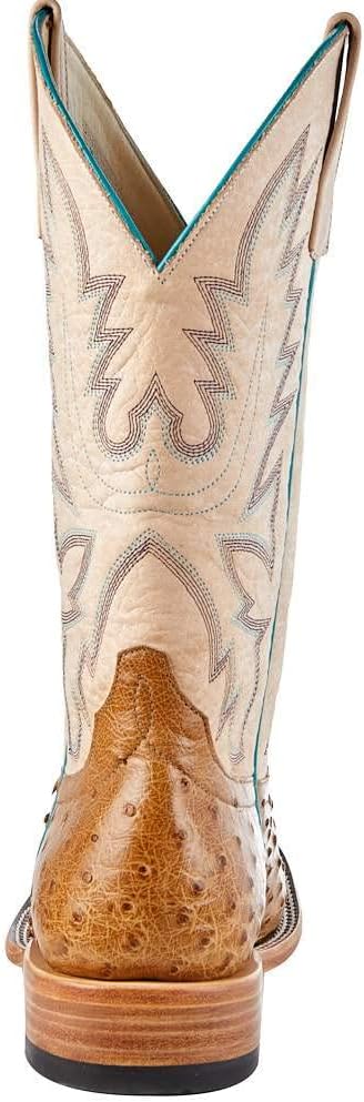 Women's Antique Saddle Full Quill Ostrich Cowgirl Boot M504