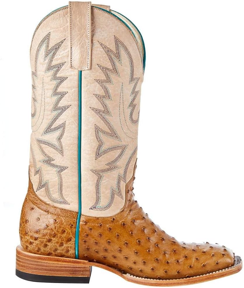 Women's Antique Saddle Full Quill Ostrich Cowgirl Boot M504