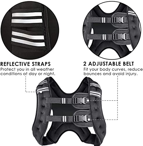 Weighted Vest for Training, Jogging and Cardio E435112
