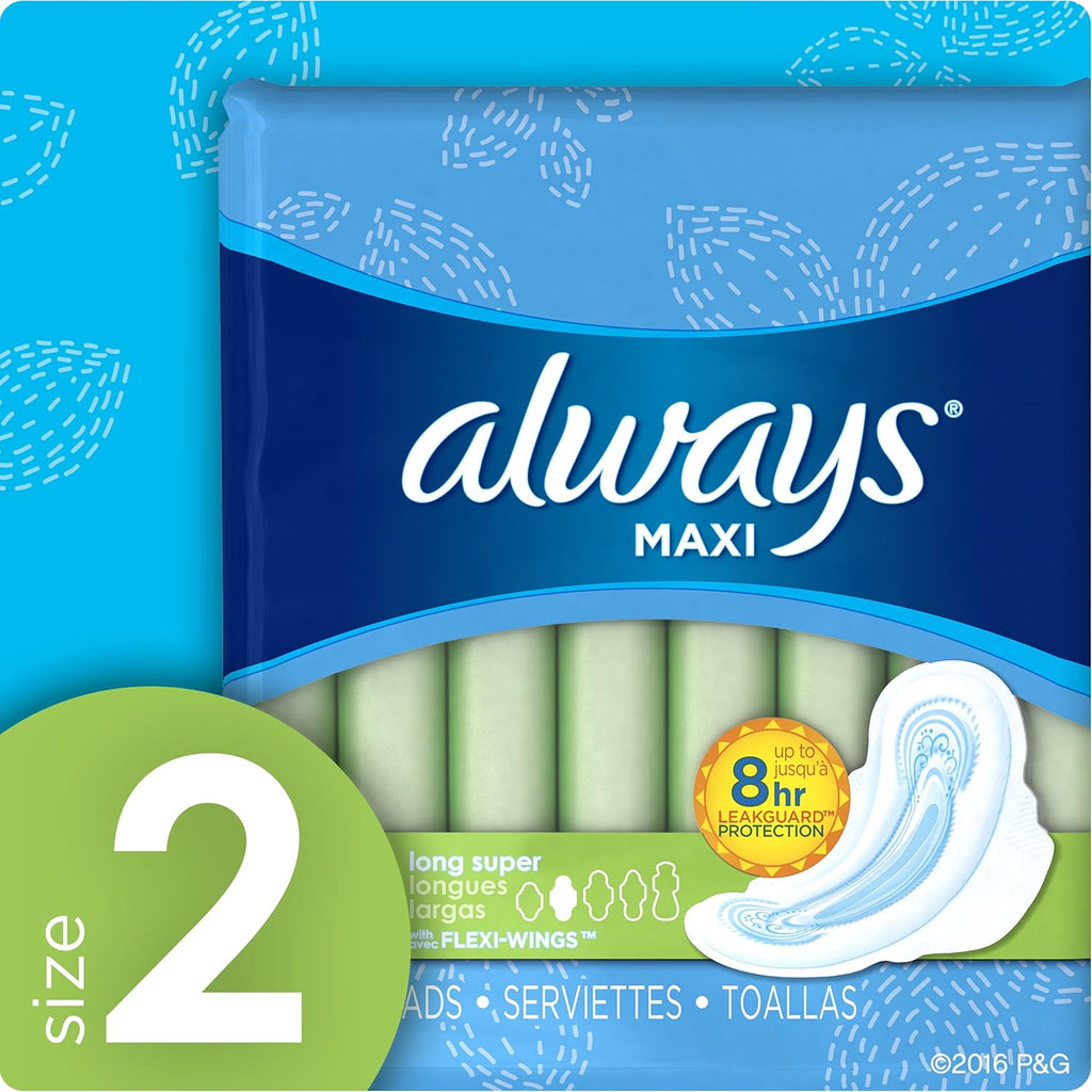 Super Pads with Wings, Unscented, Size 2, 32 Count C618624