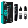 Braun All-in-One Style Kit Series 3 3450, 5-in-1 Trimmer for Men with Beard Trimmer, Ear & Nose Trimmer, Hair Clippers & More, Ultra-Sharp Blade, 40 Length Settings and Washable, Black