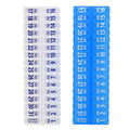 Twice-a-Day Monthly Pill Box Planner Set - AM & PM Medication Organizer for 31 days! Set Contains 2 Organizers for One Month. (Blue - 31 Day AM/PM -1 Pack)