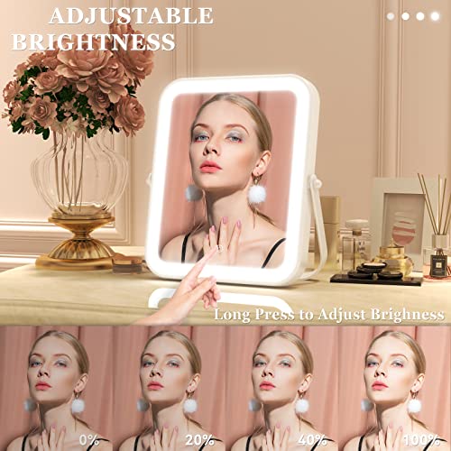 Lighted Vanity Mirror with Touch Control, 360° Rotation P15685