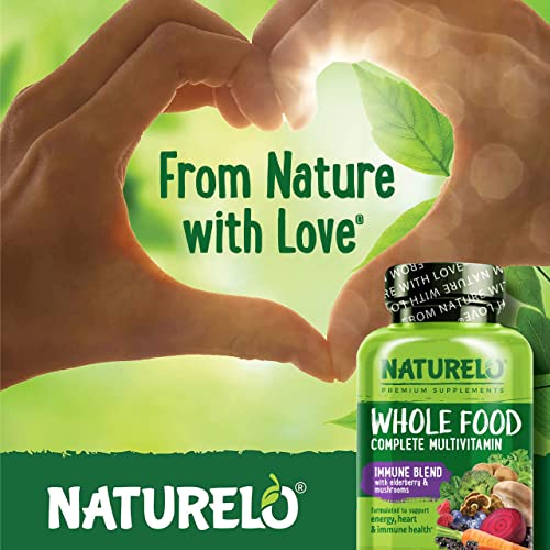 Whole Food Multivitamin with Elderberry & Mushrooms - 60 Vegan Capsules E177270