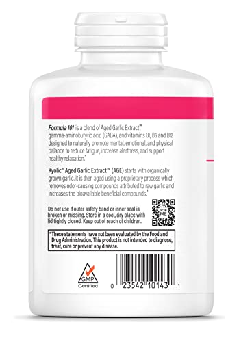 Aged Garlic Extract Supplement, 200 Capsules L8160