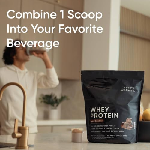 Whey Protein Isolate Powder, Vanilla, 25g per Serving N33897