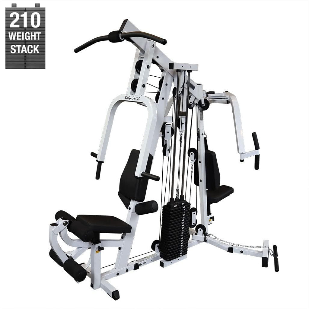 Multi-Station Home Gym Machine with 210lbs Weight Stack H619