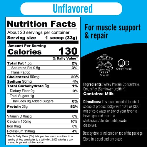 Whey Protein Powder Drink Mix, Wild Strawberry, Gluten Free, 25g Protein Z8348