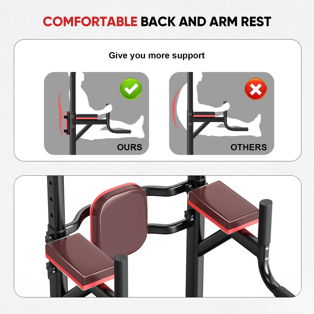 Pull Up Bar Station for Home Gym Strength Training R4561