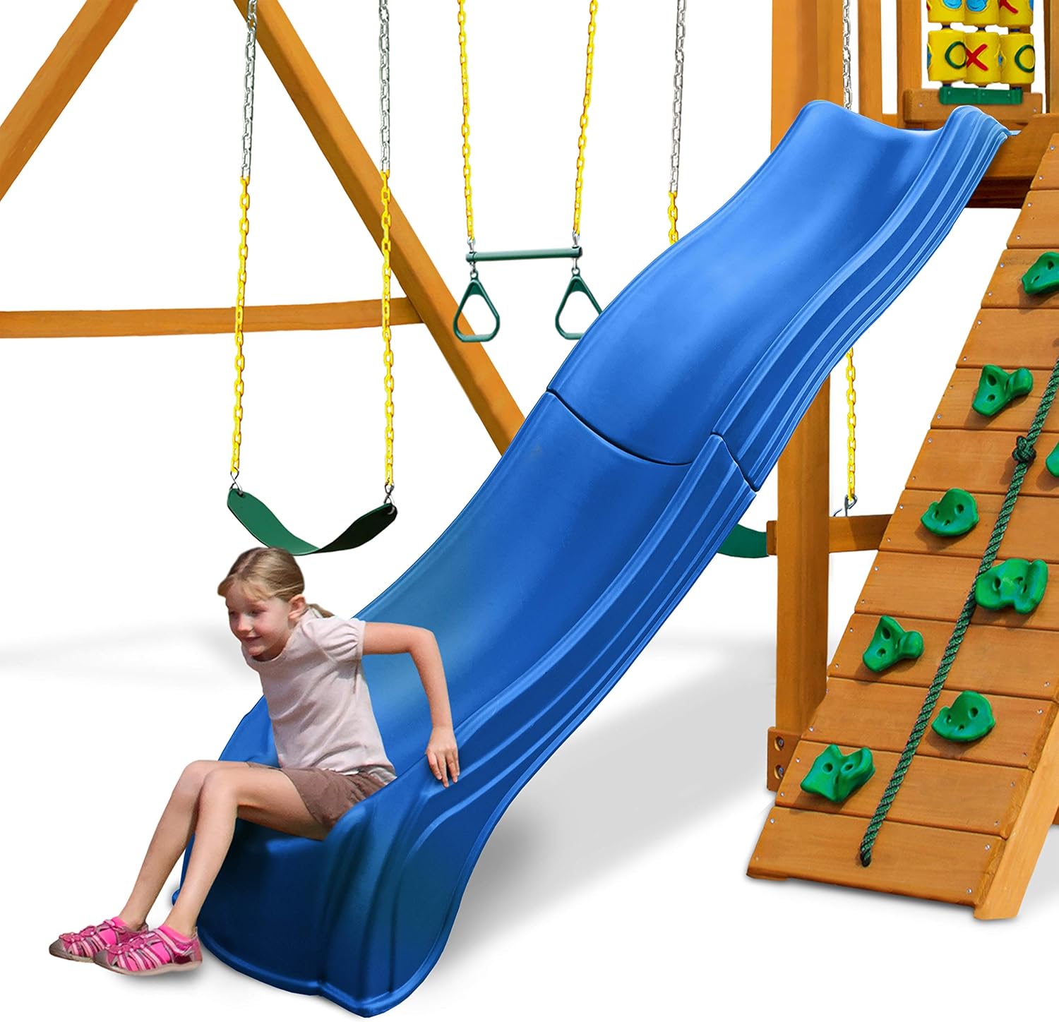 Plastic Wave Slide for 5' Decks, Blue R889
