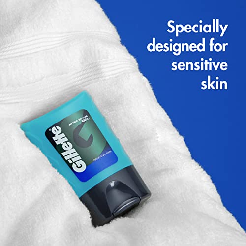 After Shave Gel for Men, Calms and Soothes Sensitive Skin, 2.5 oz, Pack of 6 D62697