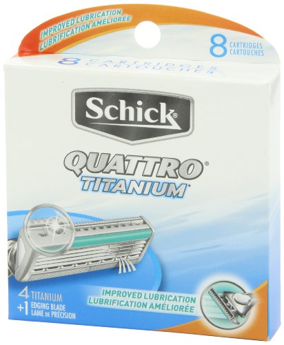 Titanium Razor Blade Refills for Men - 8 Count I259879