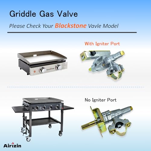 Griddle Burner Control Valve with Igniter Port, 2-Pack U318