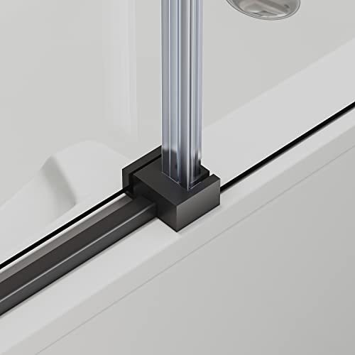 Frameless Sliding Tub Door 58.5-60" W x 62" H with Clear Tempered Glass T790914