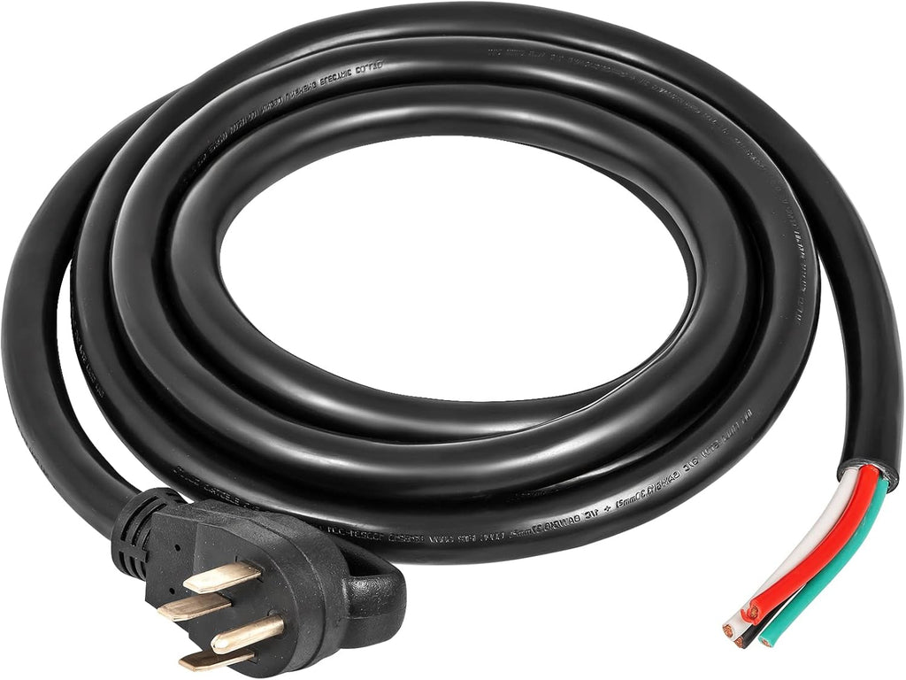 30Ft 50Amp Generator Extension Cord 6 Gauge STW 6/3+8/1 N14-50P to Bare Wire E490