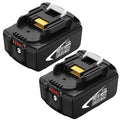 Replacement for Makita 18V Battery 6.0Ah Compatible with Makita 18 volt Battery Lithium-ion BL1860B BL1860 BL1850 BL1850B BL1840 BL1830 Compatible with Original Makita 18V Battery Chargers 2-Pack