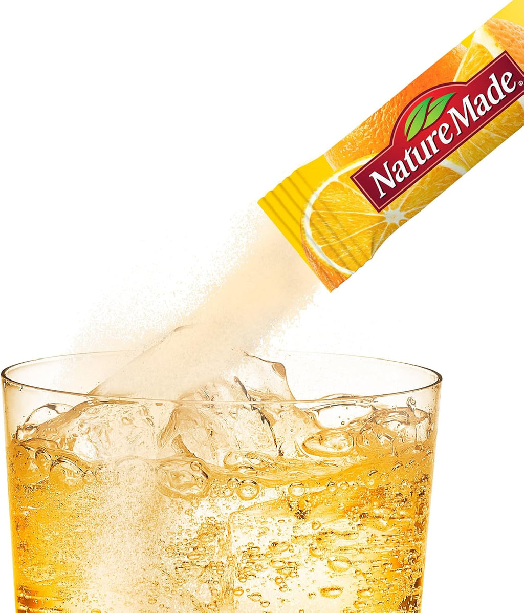 Immune Support Fizzy Drink Mix with Vitamin C, D and Zinc, 30 Stick Packs P53537