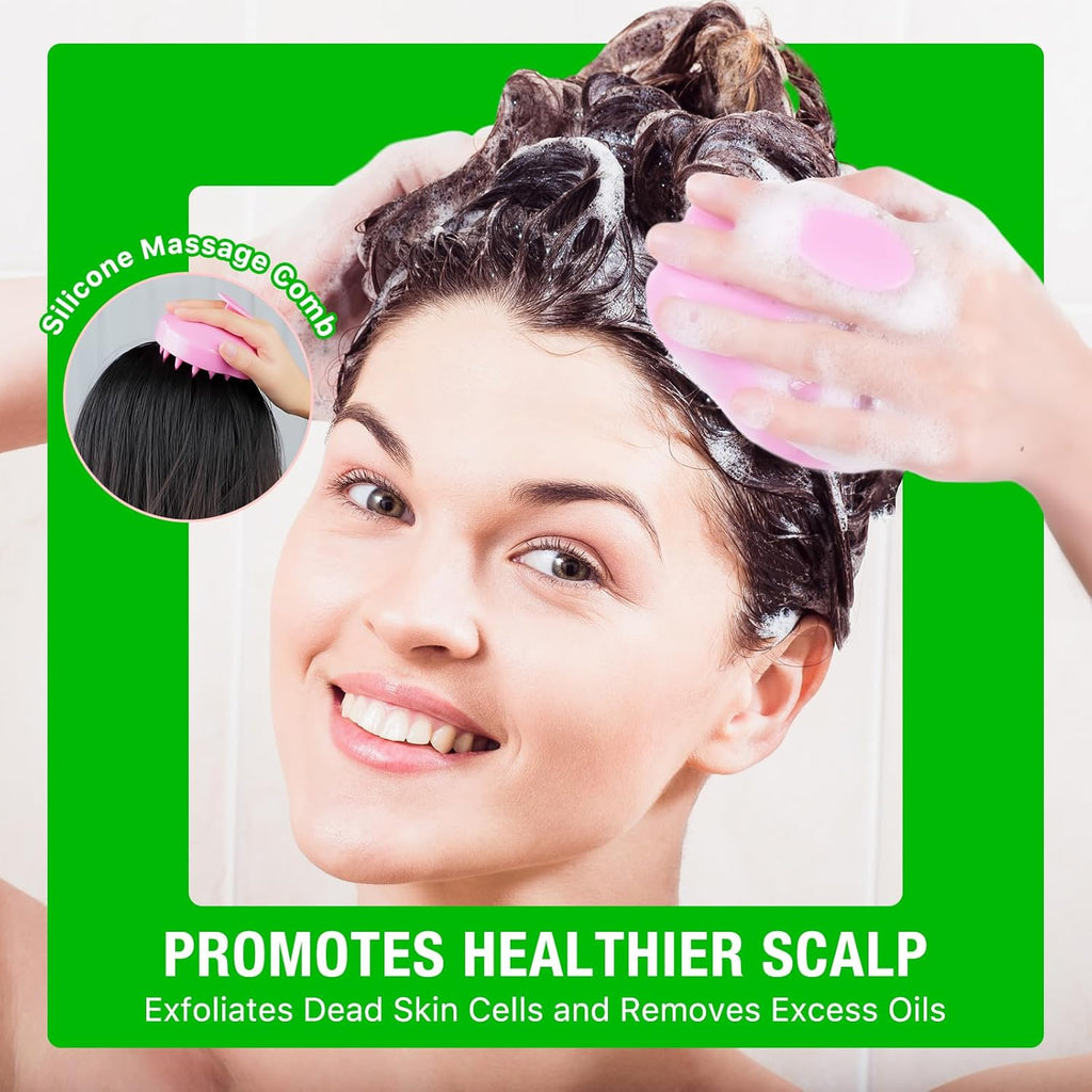 Rosemary Oil for Hair Growth with Scalp Massager V4016