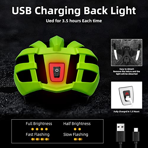 Bike Helmet with Rechargeable LED Light for Adults R9005