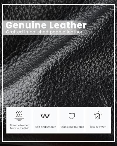Small Genuine Leather Crossbody Bag with RFID Blocking Card Slots K420