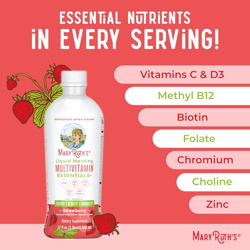 Liquid Multivitamin for Women, Men & Kids, No Added Sugar, 32 Fl Oz L593