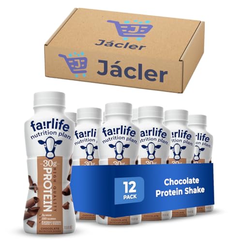 Fairlife Nutrition Plan High Protein Vanilla Shake, 30g Protein, 11.5 Fl Oz - Low Sugar, High Protein for Fitness & Health (6 Pack)