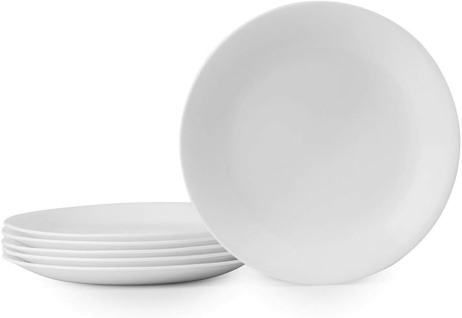18 Piece Glass Dinnerware Set, Service for 6 with Salad Plates L993