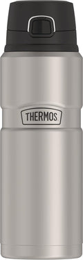 THERMOS Stainless King Vacuum-Insulated Drink Bottle, 24 Ounce, Matte Steel