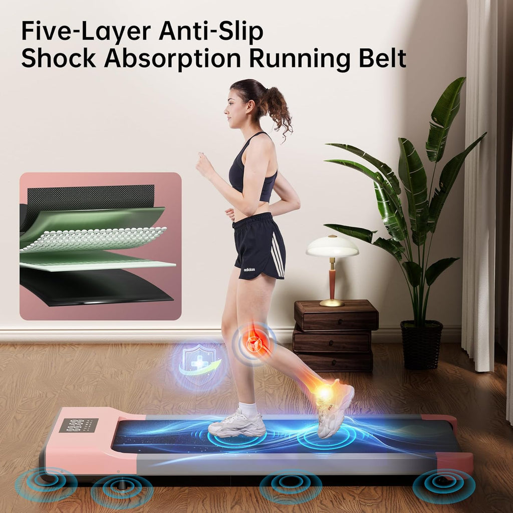 Walking Pad Treadmill for Home Office, Portable with Remote Control V742