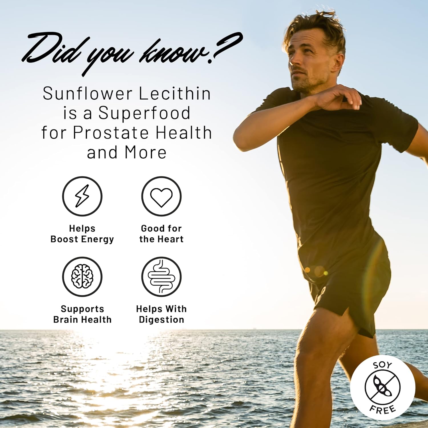 Sunflower Lecithin + Vitamin D3 & K2 Liquid Drops, Lactation Supplement for Clogged Milk Ducts & Milk Flow W30372