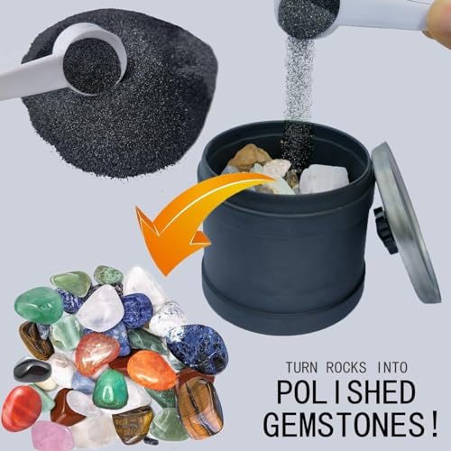 Rock Tumbler Grit Set, 4 Step Polish Refill Q210667