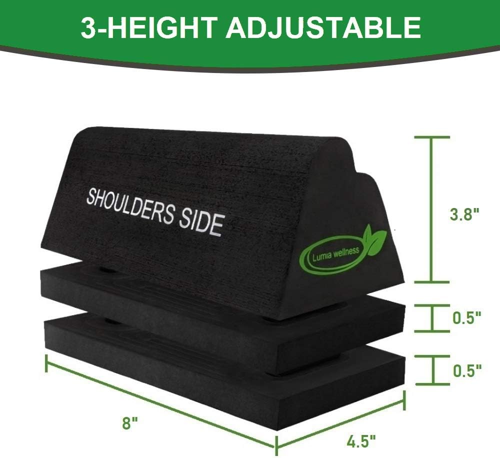 Cervical Traction Block for Neck Alignment, 3-Height Adjustable V99199