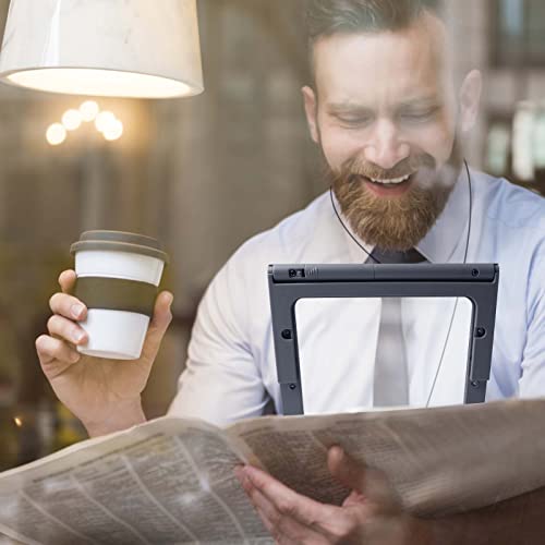 Magnifying Glass with Light and Stand, 36 LED Dimmable Floor Lamp Q897338
