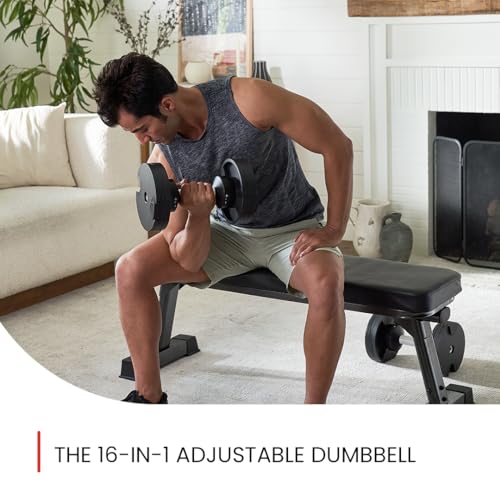 Adjustable Dumbbells Pair 5-80 lbs for Home Gym V723