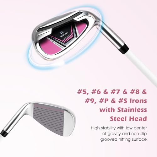 Women’s Complete Golf Club Set Right Hand with Cart Bag Y3277