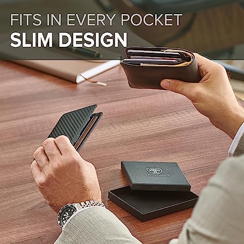 Slim RFID Blocking Money Clip Wallet for Men E1480