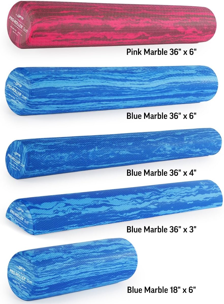 Soft Density Foam Roller 18 Inch for Massage and Physical Therapy F754082