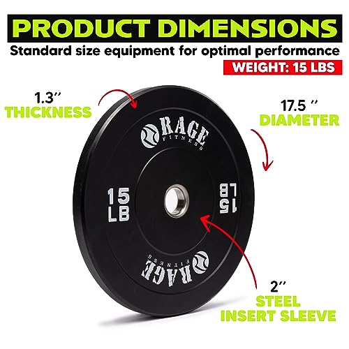 Olympic Bumper Plate with Steel Insert for Strength Training B4525
