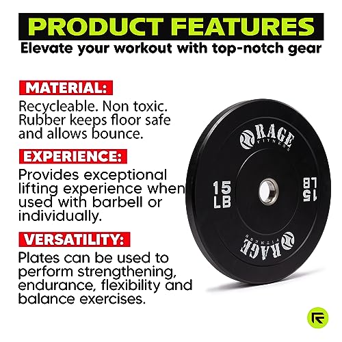 Olympic Bumper Plate with Steel Insert for Strength Training B4525