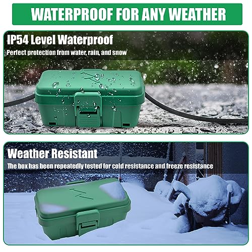 Weatherproof Electrical Connection Box for Outdoor Use F328