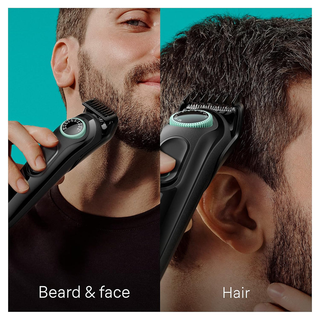 5-in-1 Men's Trimmer with Beard, Ear & Nose Trimmer, Hair Clippers, 40 Length Settings, Washable M635768