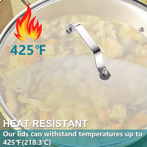 10 Inch Tempered Glass Lid for Pots and Pans K2849