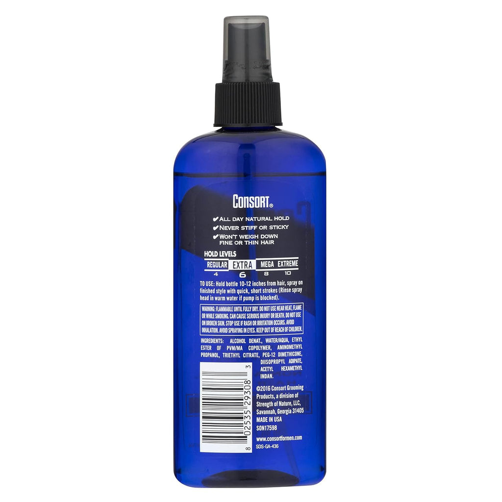 Hair Spray 8oz Unscented X-Hold Pump Non-Aero (3 Pack) A2951