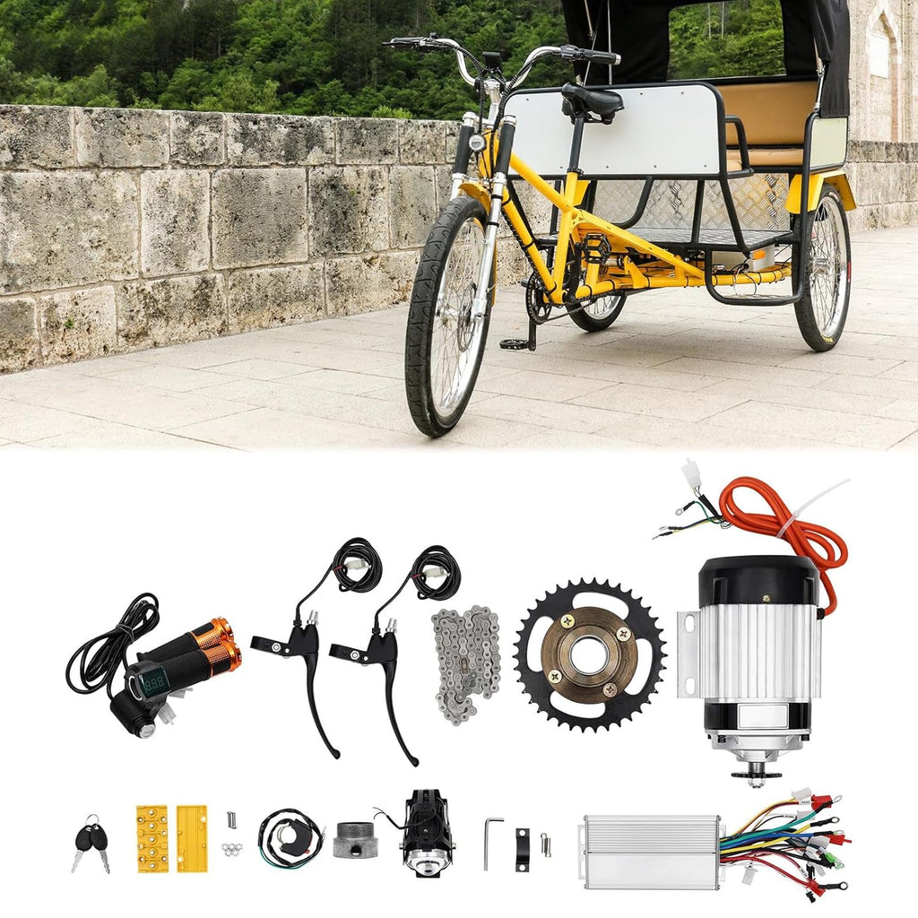 Electric Brushless Motor Kit 48V 750W for Tricycle, Scooter, E-Bike M888667