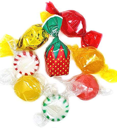 Sour Fruit Balls Hard Candy, 1 Pound E8416