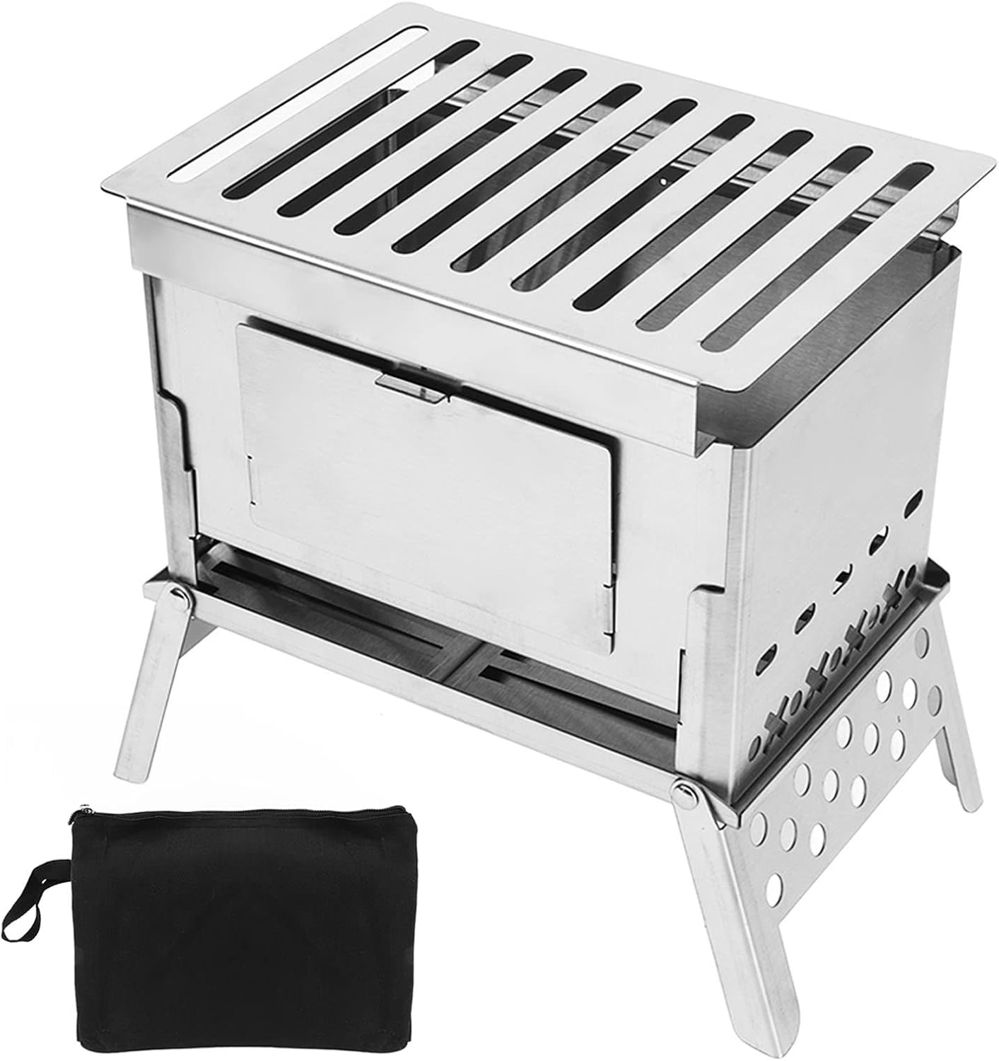 Folding Wood Burning Stove for Camping E57656